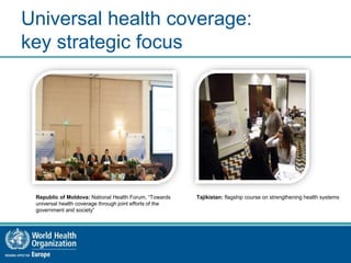 Work of the WHO Regional Office for Europe for public health | PPTX