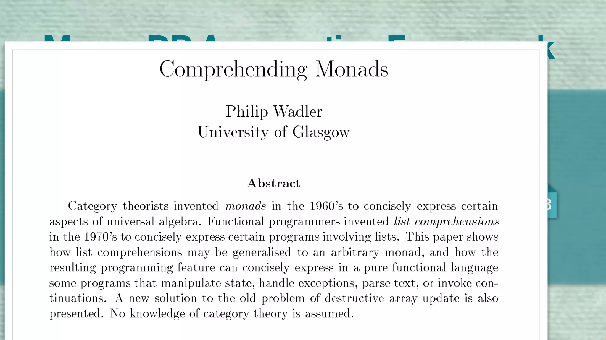 A Highly Composable Compute Pipeline
3
4
3
13
6
4
6
3
6
4
MongoDB Aggregation Framework
$sum$match
 