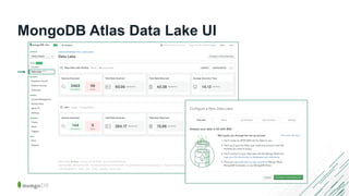 MongoDB .local London 2019: MongoDB Atlas Data Lake Technical Deep Dive ...