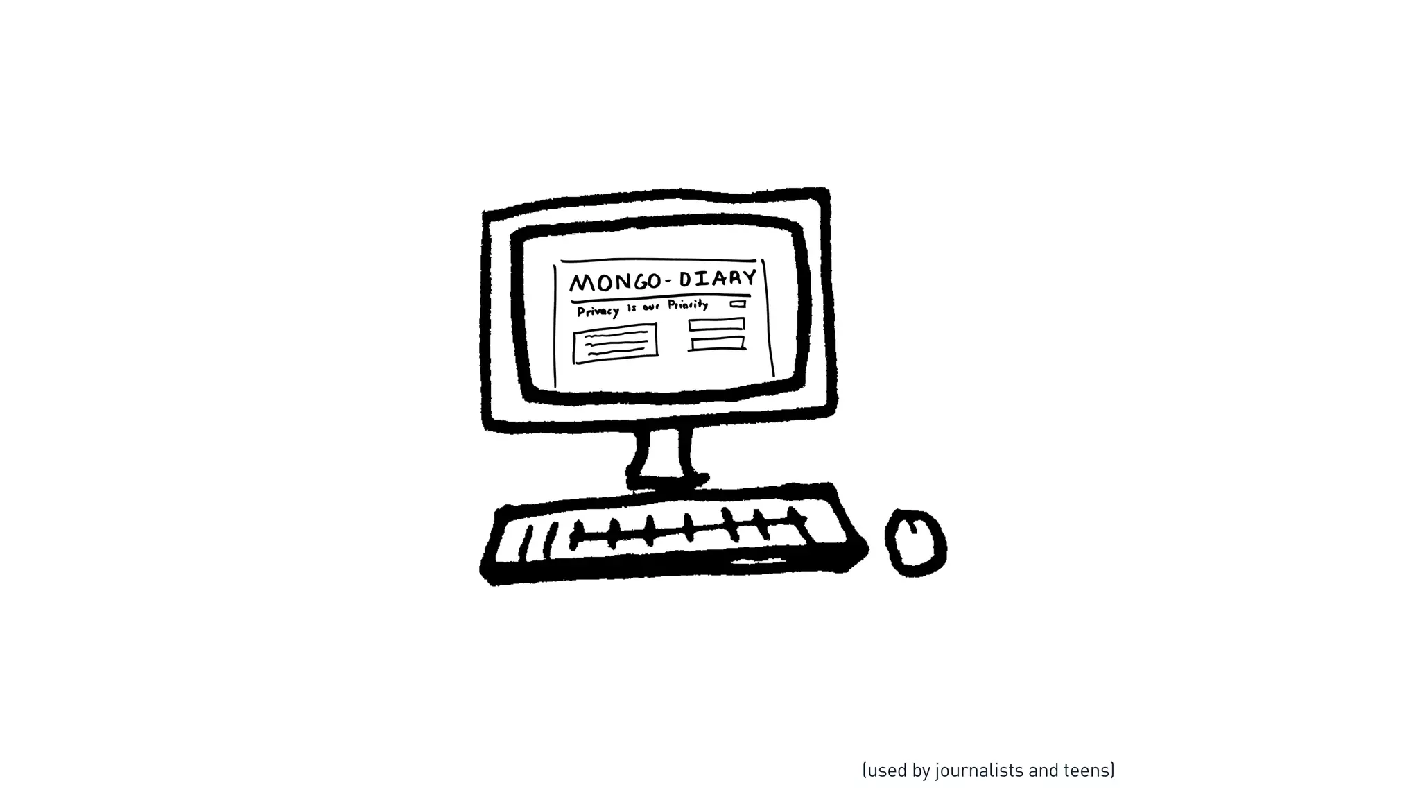 (used by journalists and teens)
 