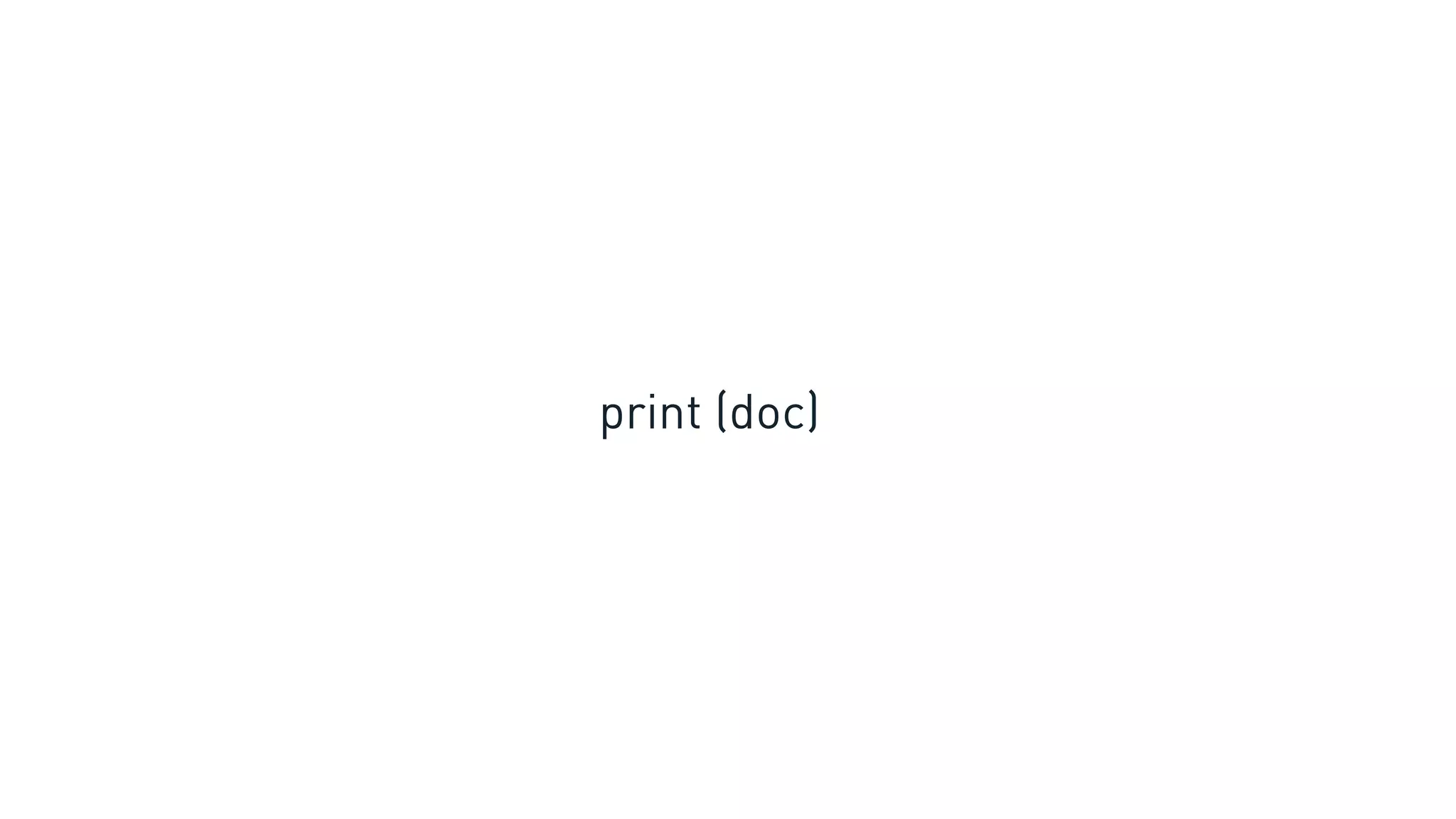 print (doc)
 