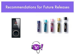 Recommendations for Future Releases
 