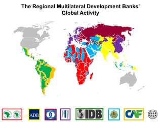 The Regional Multilateral Development Banks’
              Global Activity
 