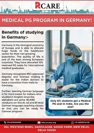 Medical PG Program in Germany