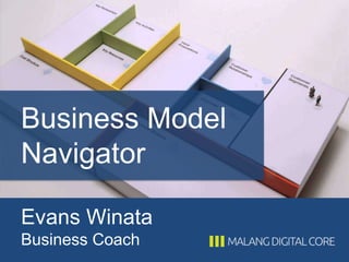 Business Model
Navigator
Evans Winata
Business Coach
 