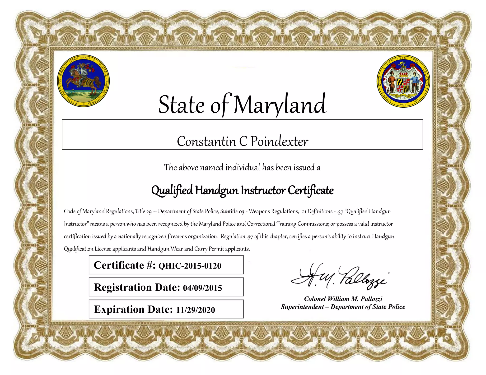 Md ccw instructor | PDF