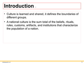 Overarching Culture Principles Chapter for MANAGEMENT & OB: DESCRIBES PRINCIPLES AND FUNCTIONS | PPTX