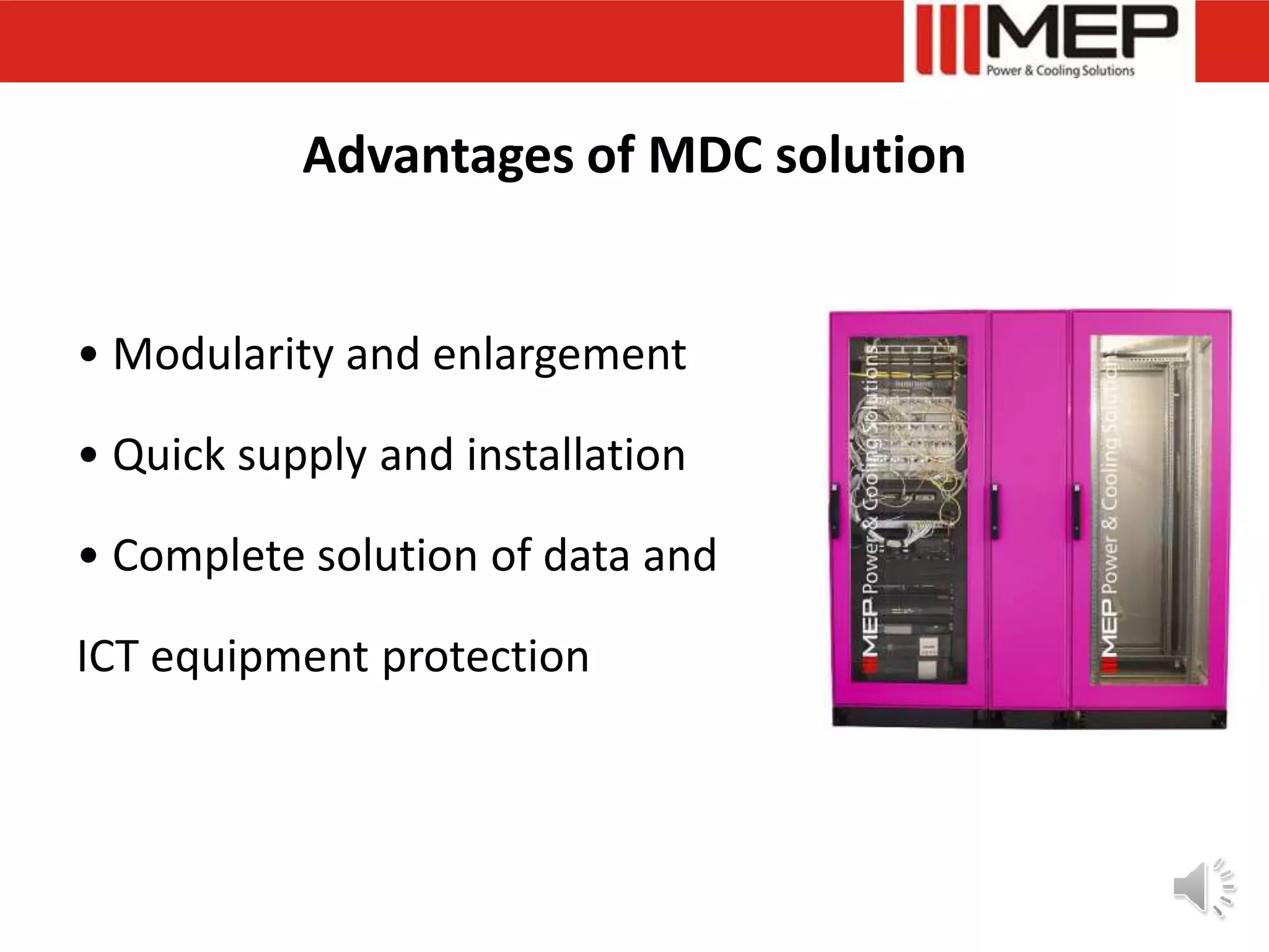 MDC mini data center presentation by MEP d.o.o. | PPTX