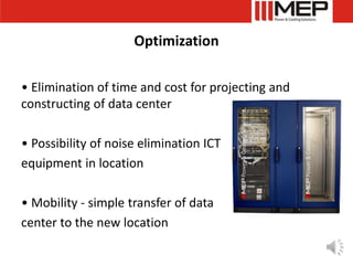 MDC mini data center presentation by MEP d.o.o. | PPTX