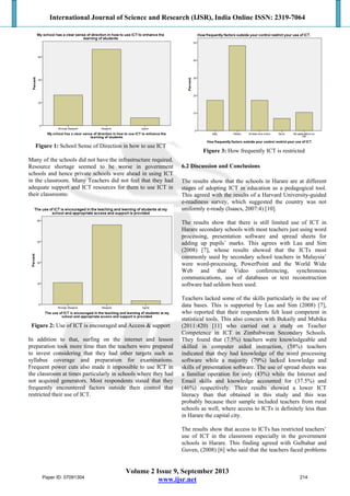 Barriers to Effective Integration of Information and Communication ...