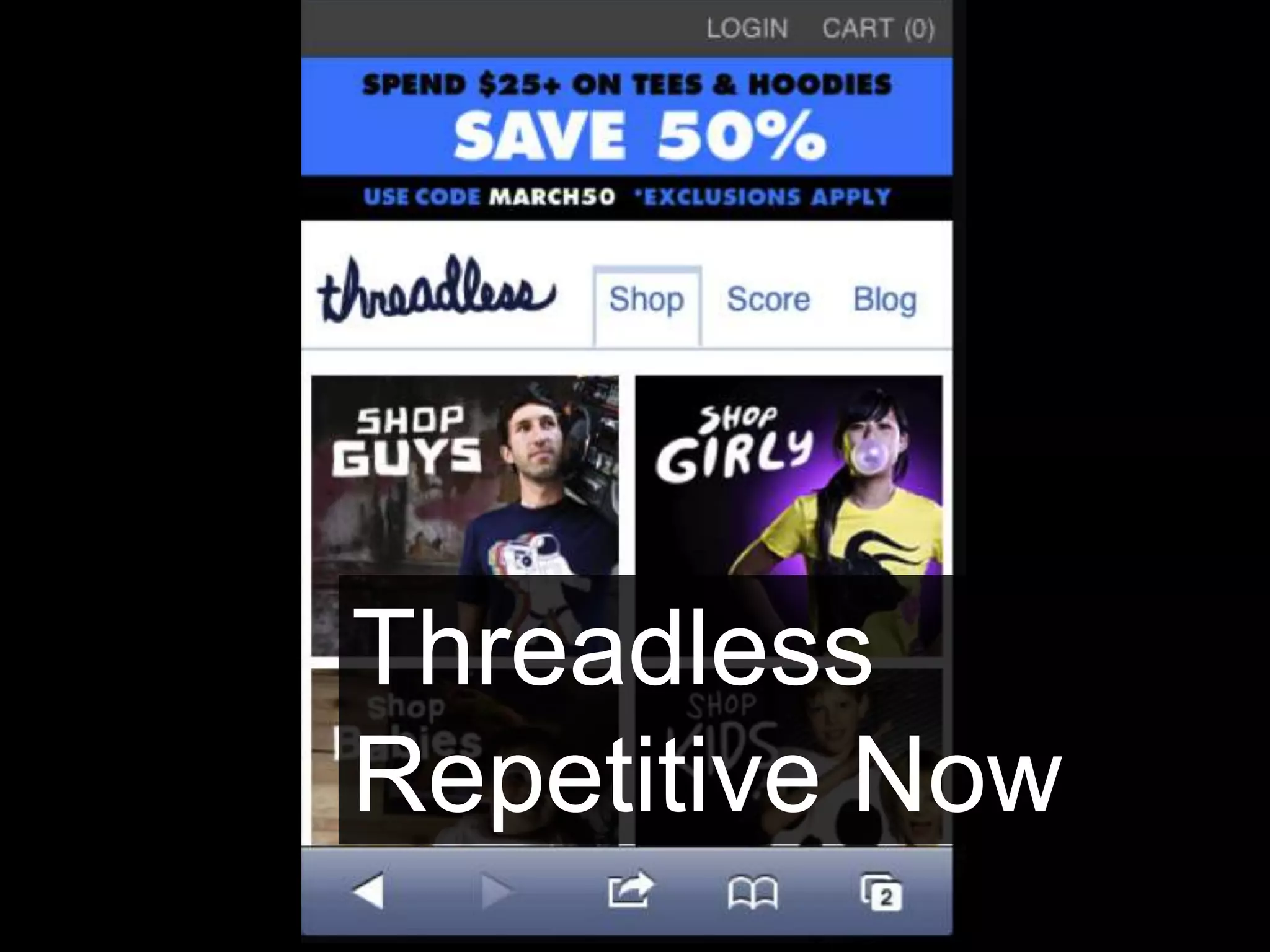 Threadless
Repetitive Now
 