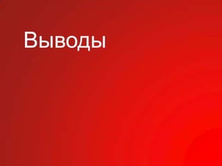 Выводы
 