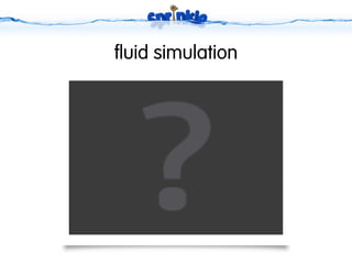 fluid simulation
 