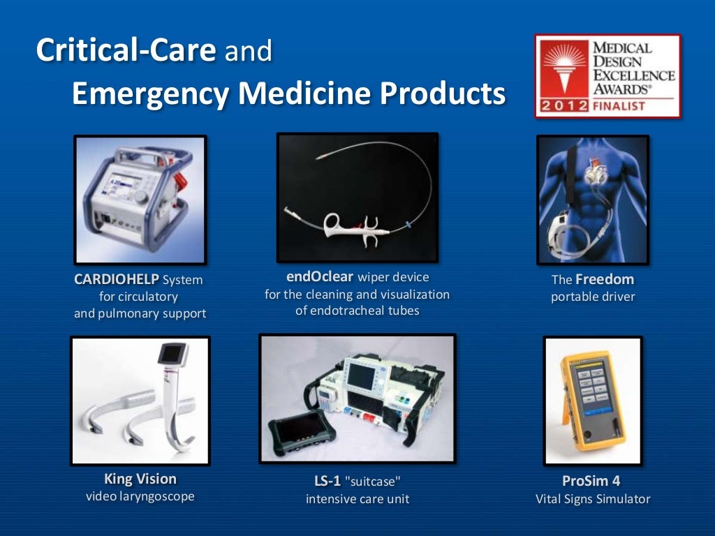 Medical Design Excellence Awards 2012 Winners