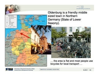 Context and landscape
Oldenburg
 