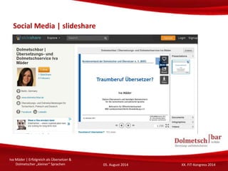 Qualitätssiegel
 Beeidigung und Ermächtigung
 Mitgliedschaft in Berufsverbänden
 Mitgliedschaft in Fachverbänden
 Aufn...