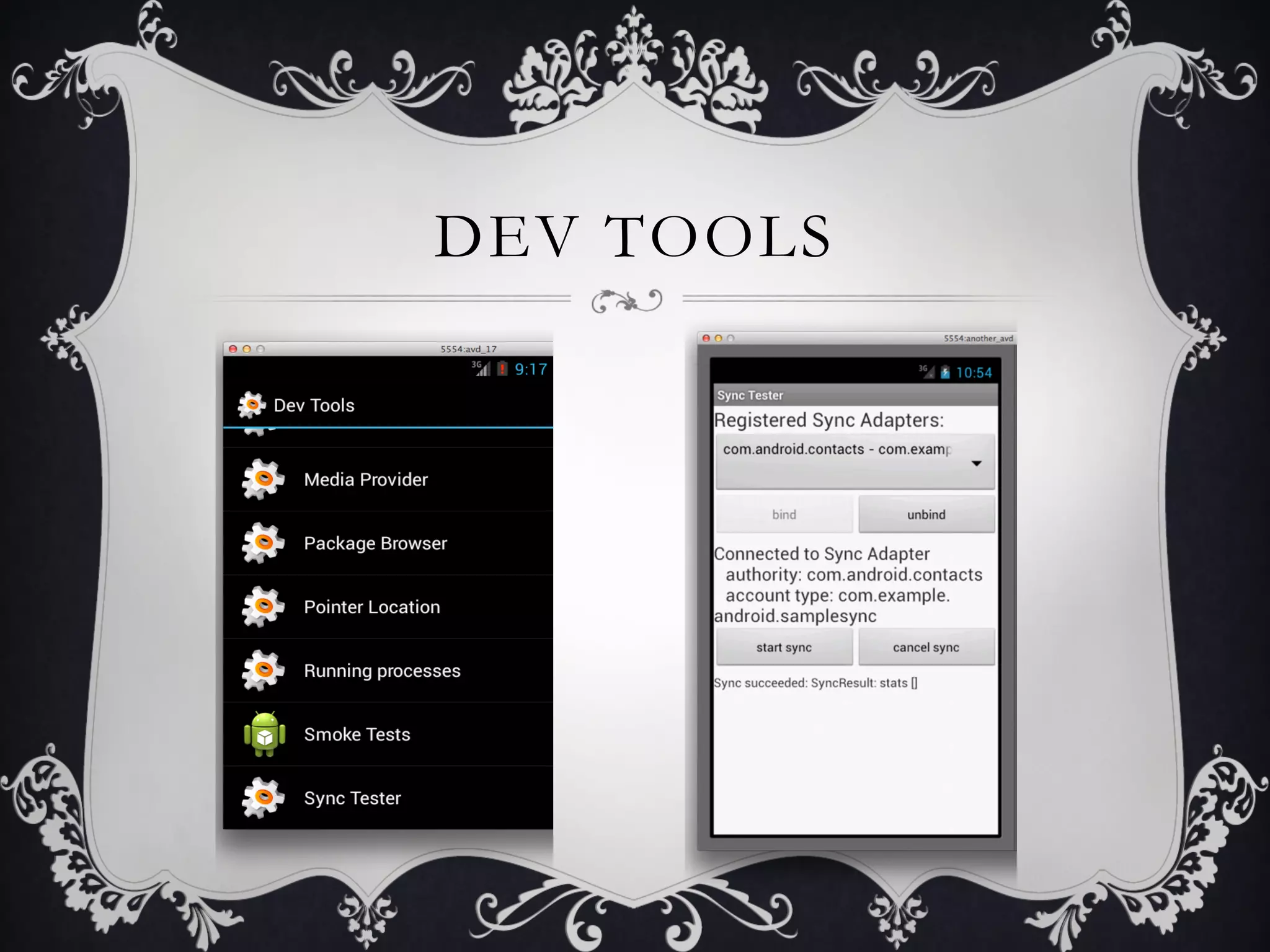 DEV TOOLS
 