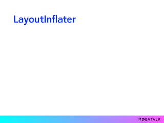 LayoutInflater
 