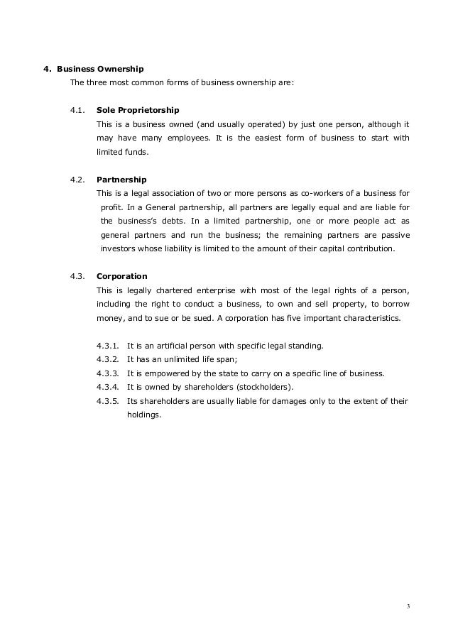 most common form of business ownership