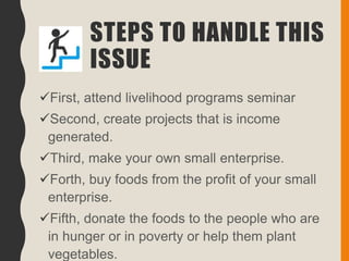 Mdg 1: Eradicate Extreme Hunger and Poverty | PPTX