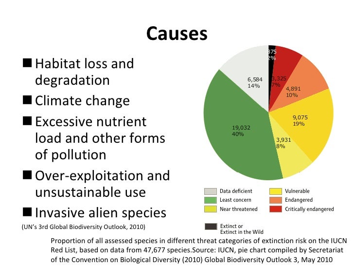 What are some causes of biodiversity loss?