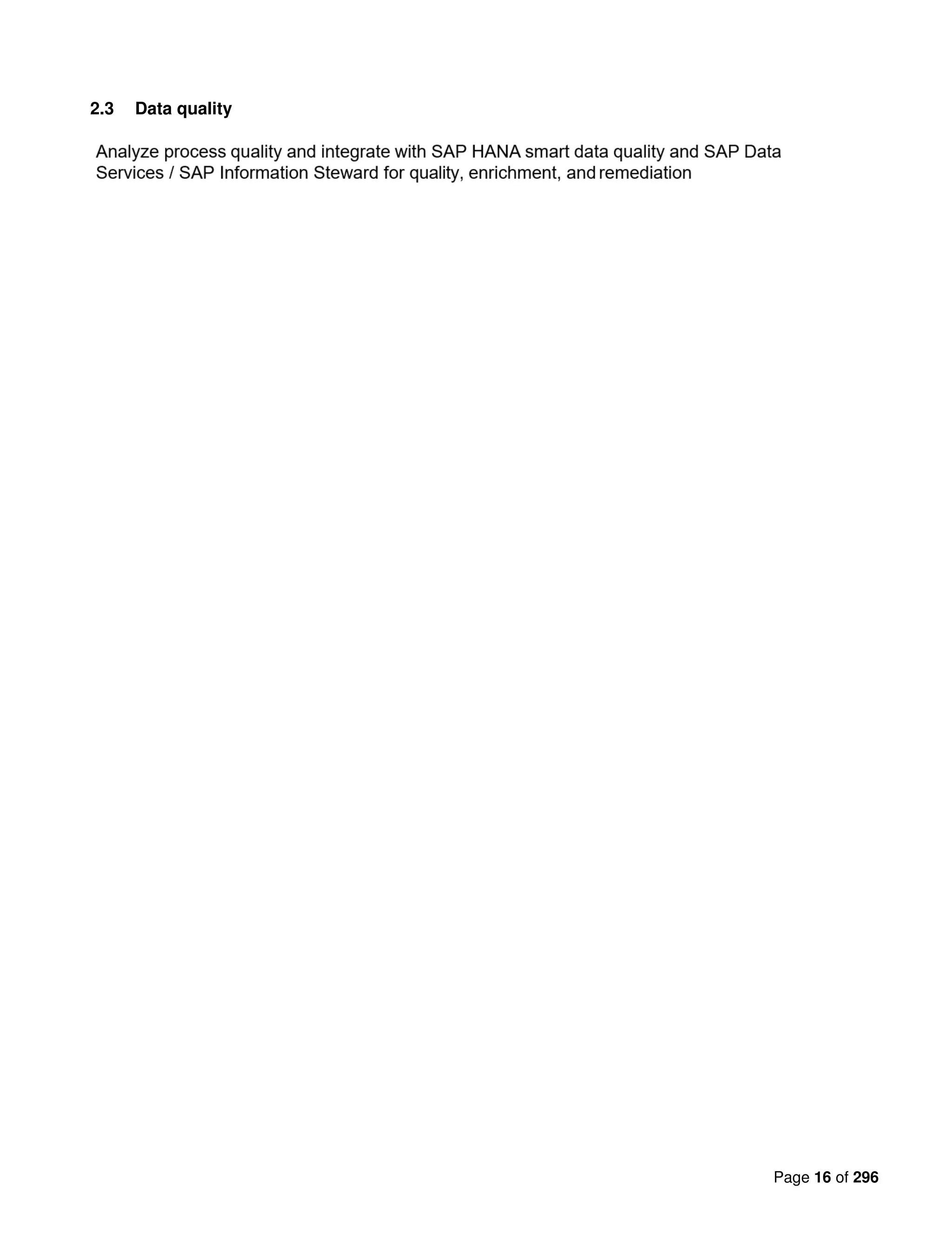 Page 16 of 296
2.3 Data quality
 