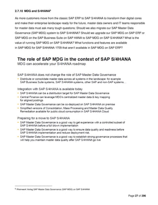 MDG GUIDE SAP GOVENANCE LEARN PRACTICE ANYONE | PDF