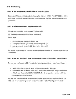 MDG GUIDE SAP GOVENANCE LEARN PRACTICE ANYONE | PDF
