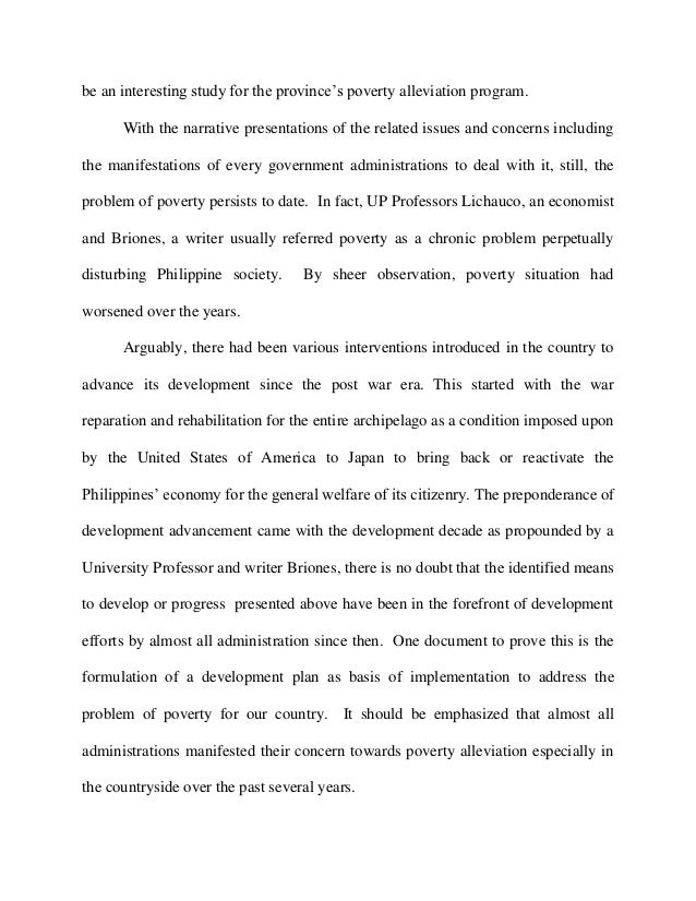Phd thesis on poverty alleviation