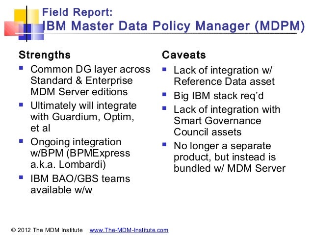 MDG RDM Field Reports Aaron Zornes 2012 Singapore Print V1