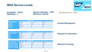 Master Data Governance SAP support model | PPTX