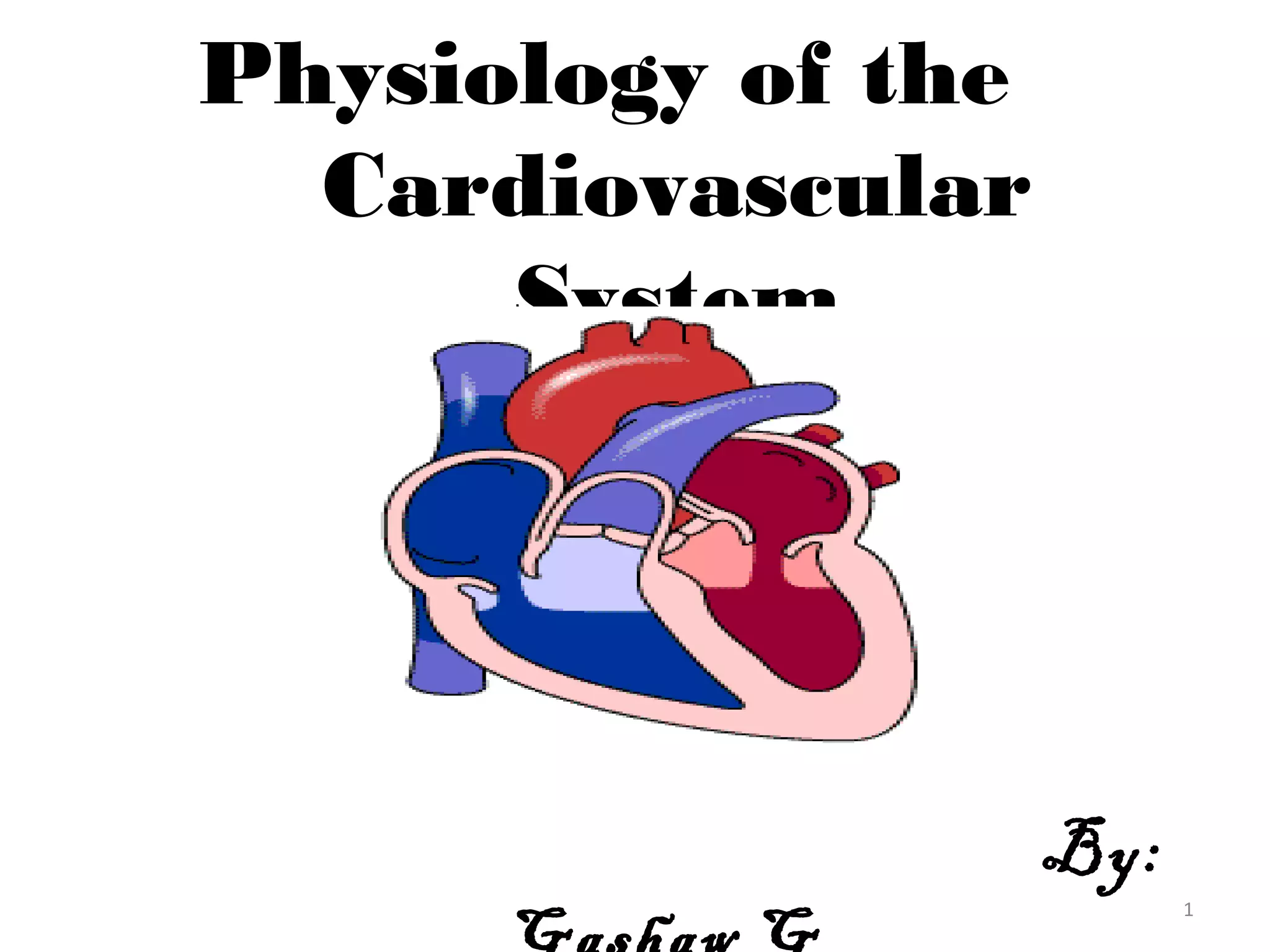 Physiology of cardiovascular system | PPT