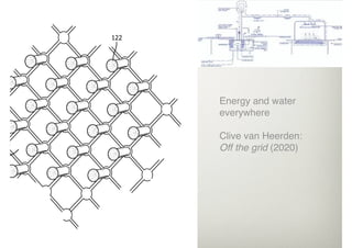 Energy and water
everywhere
Clive van Heerden:
Off the grid (2020)
 