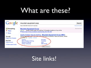 What are these?




   Site links!
 