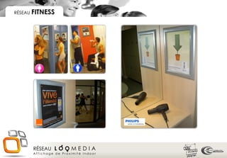 RÉSEAU FITNESS




      RÉSEAU L O O M E D I A
      Affichage de Proximité Indoor
 