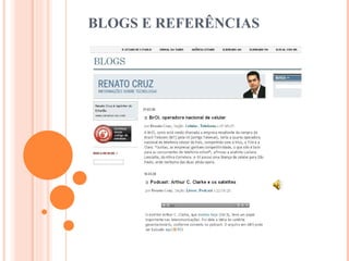 BLOGS E REFERÊNCIAS 