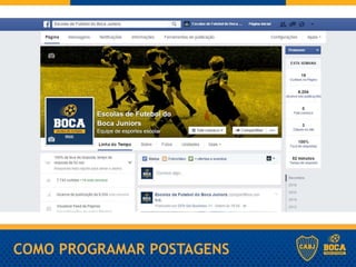 COMO PROGRAMAR POSTAGENS
 