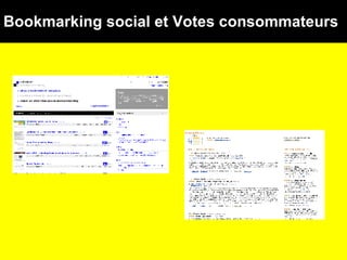 Bookmarking social et Votes consommateurs 