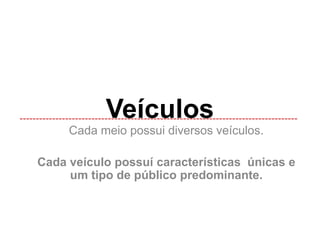 São maisvoltadaspara as massasE dominam o investimentopublicitáriono Brasil e no mundo.Contextualização