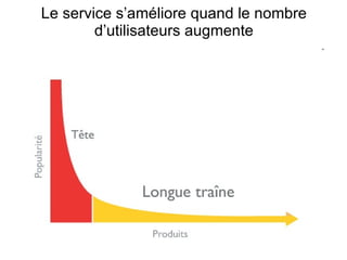 Le service s’améliore quand le nombre d’utilisateurs augmente 