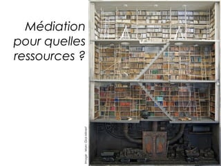 Médiation 
pour quelles 
ressources ? 
Image : Marc Giai-Miniet 
 