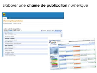 Elaborer une chaîne de publication numérique 
 