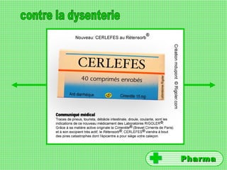 contre la dysenterie Pharma 