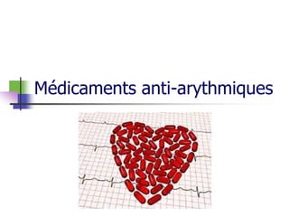 Médicaments anti-arythmiques
 
