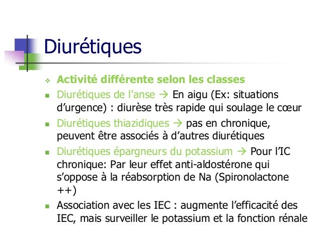 Médicaments en cardiologie Médicaments en cardiologie
