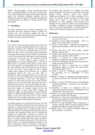 Effectiveness of Manual Mobilization with Movement on Pain and Strength ...