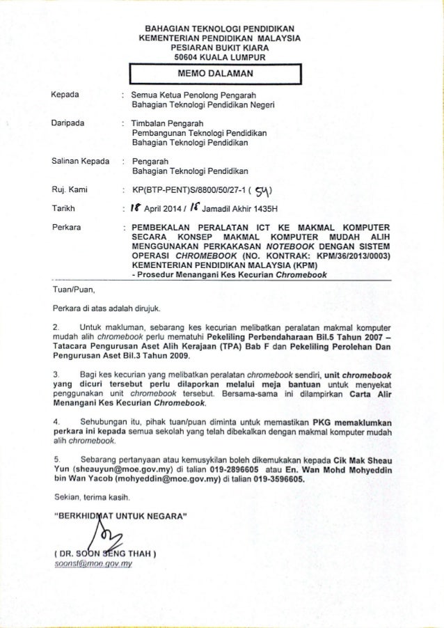 Md kecurian chromebook