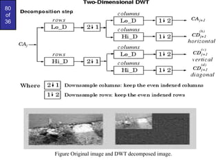 80
of
36
Figure Original image and DWT decomposed image.
 