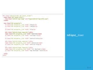 introduction to material design lite MDL | PDF