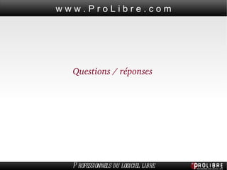 Questions / réponses 
